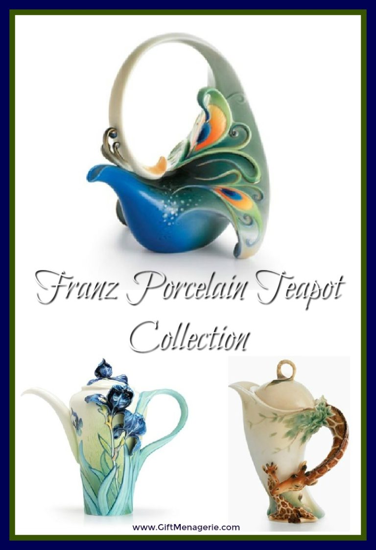 Beautiful Franz Porcelain Teapots Gift Menagerie