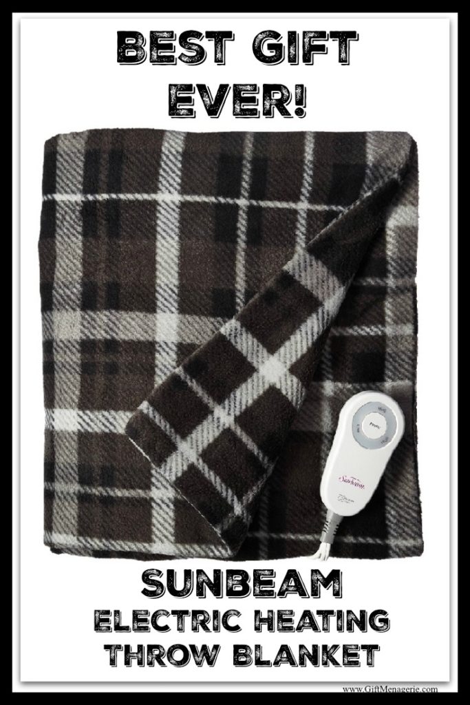 Sunbeam Electric Heated Throw Blanket Gift Menagerie Gift Menagerie