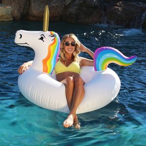 Inflatable Unicorn Float Raft for Pool, River, Lake or Ocean