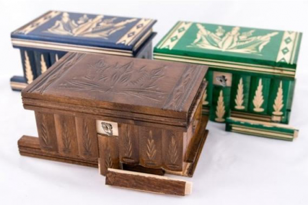 puzzle box with hidden compartment