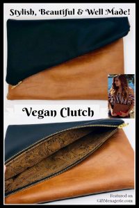 Handmad Vegan Clutch Purse