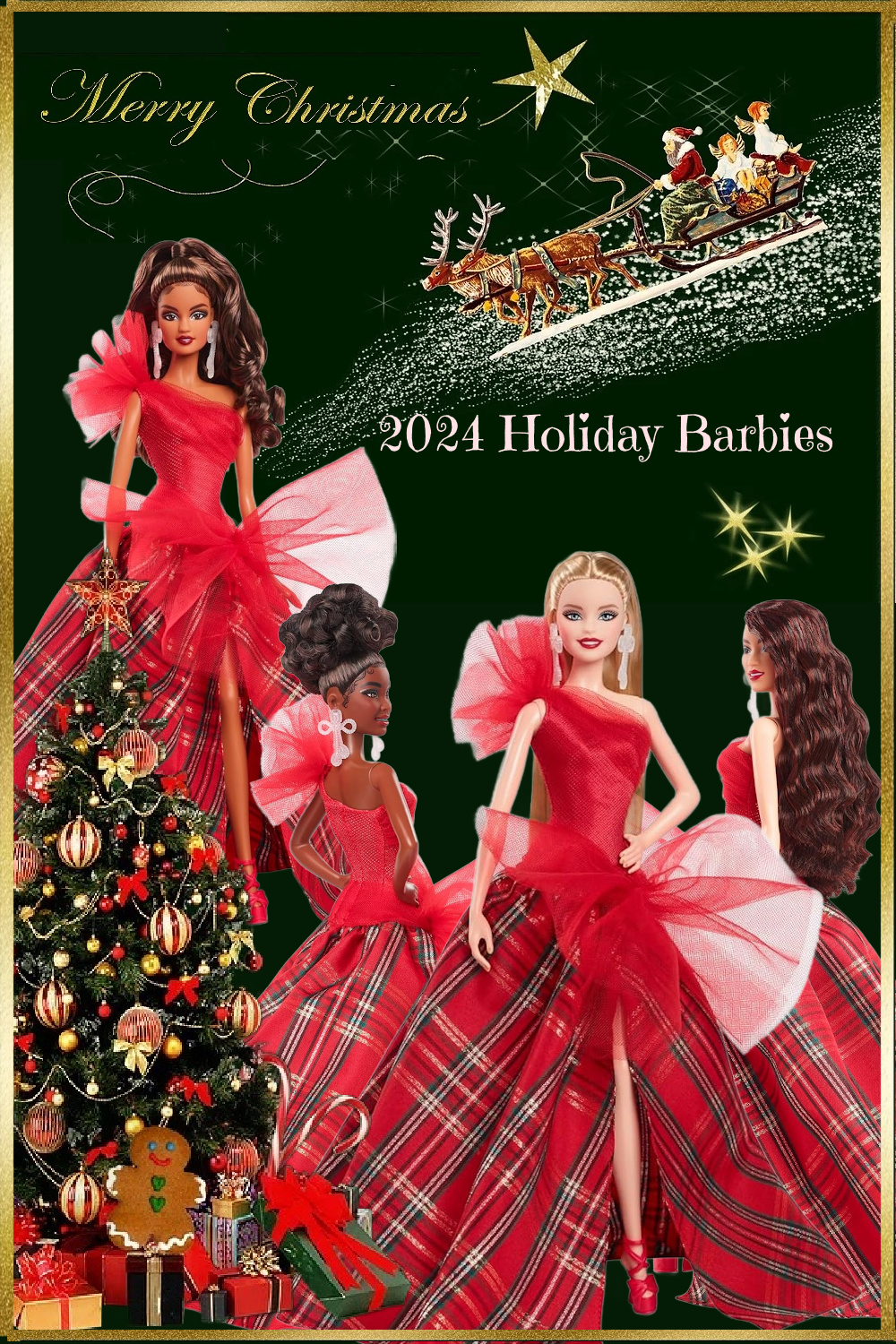 Holiday Barbies 2024 Collection